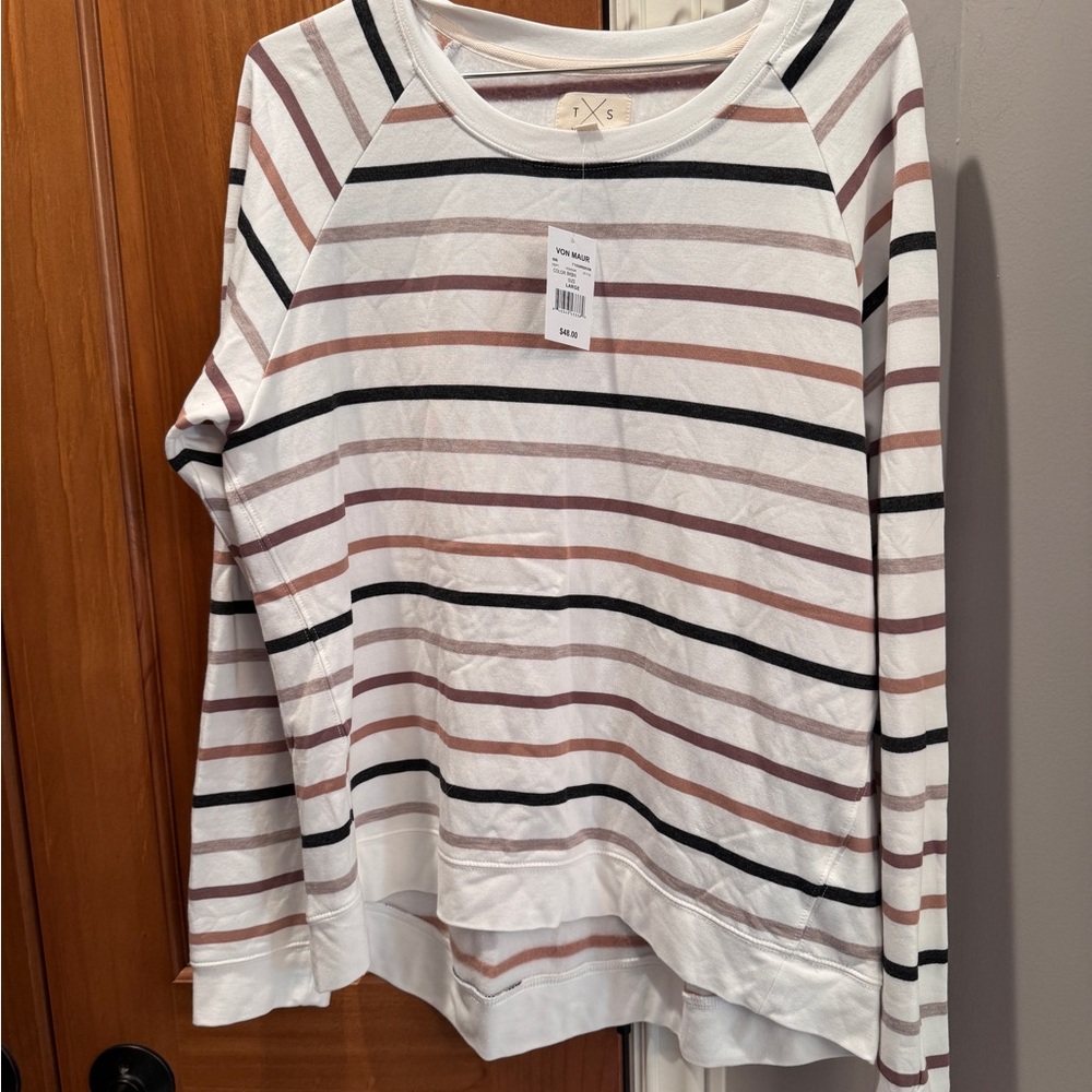 J. Crew Striped Long Sleeve Top